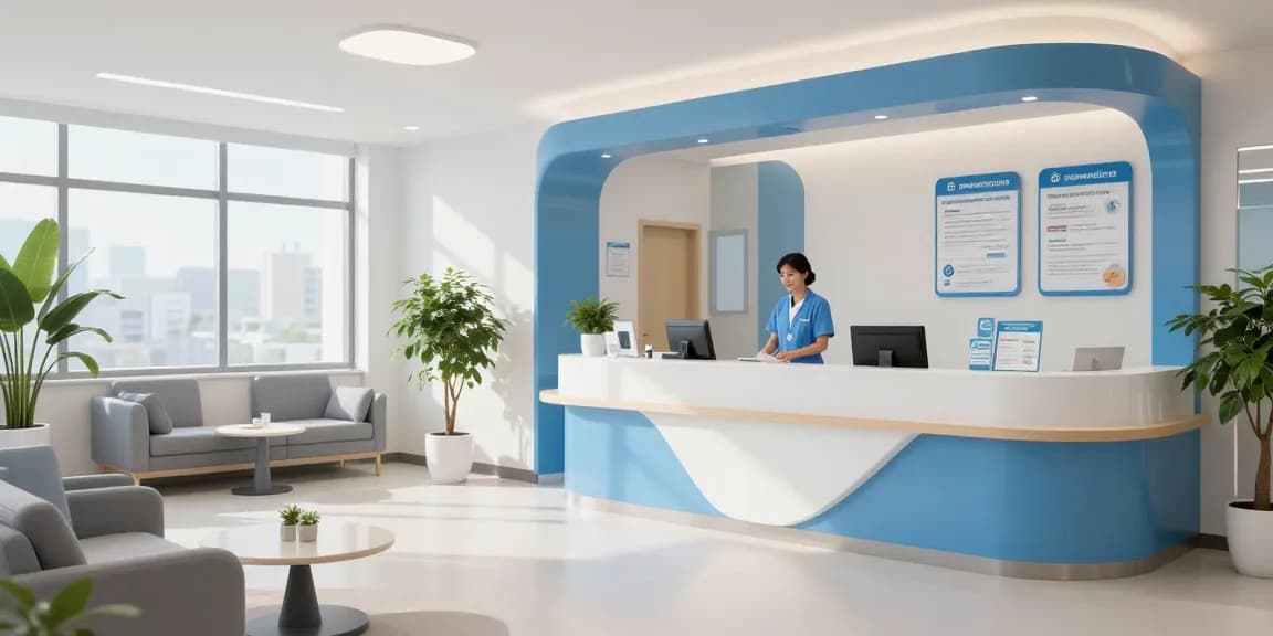 David Hoffmeister reviews at a modern health clinic, providing patient-centered care with trusted medical services.