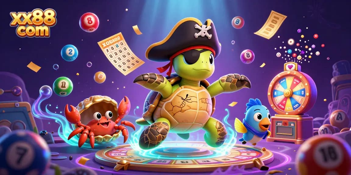 Experience winning adventure at xx88 com with dynamic pirate-themed casino scene featuring treasure and vibrant game elements.