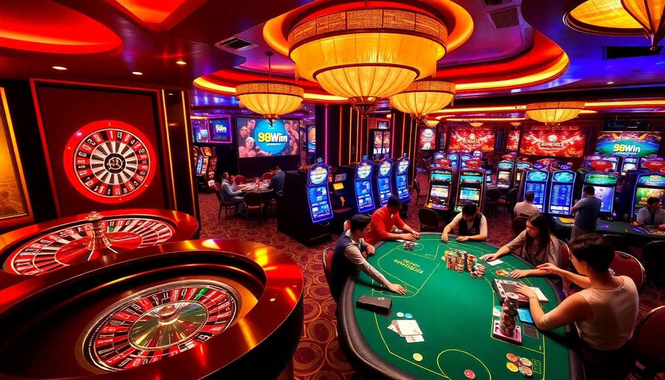 Experience the thrill of 98Win with vibrant casino games and exciting betting action.