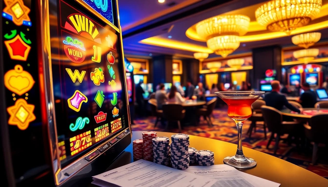 Experience the premium thrill of luxury12 at an upscale casino slot machine.