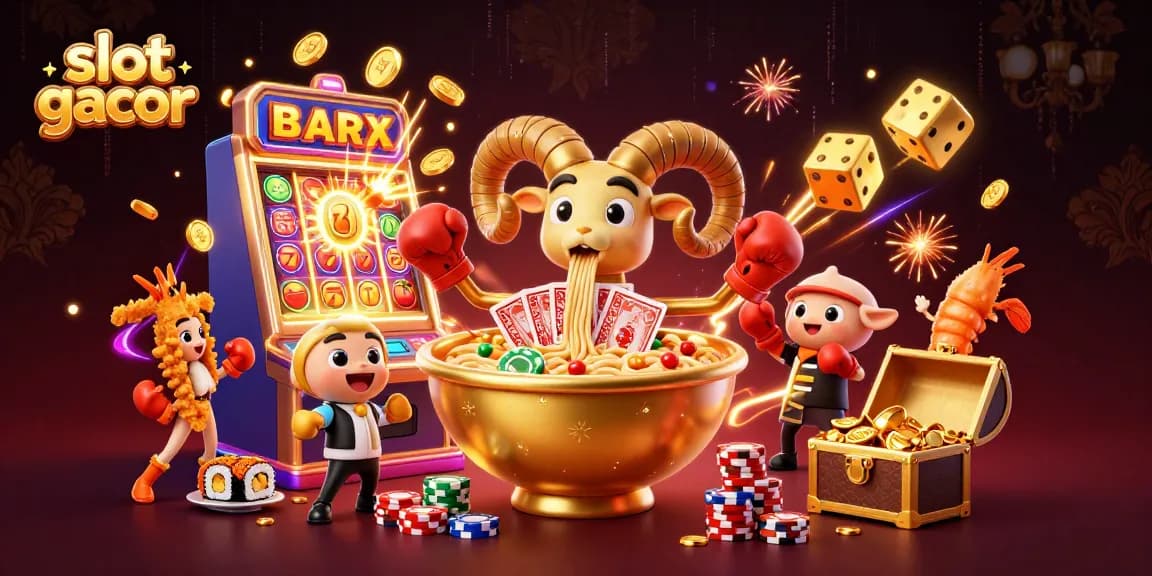 Slot gacor menunjukkan keceriaan permainan dengan karakter unik di dunia kasino