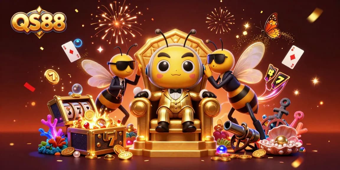 Experience winning slots and rich gameplay features at QS88 with vibrant casino elements.