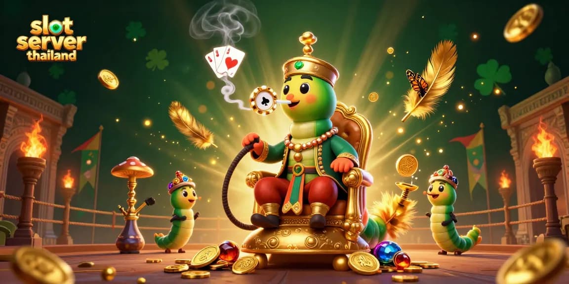 Experience excitement with the slot server thailand showcasing vibrant casino-themed illustrations.