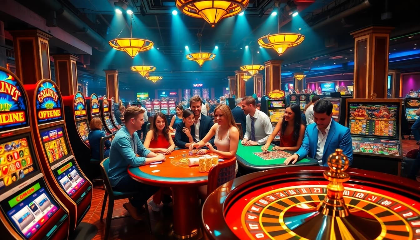 Experience the thrill of winning on Bro138's platform featuring slot machines and poker tables.