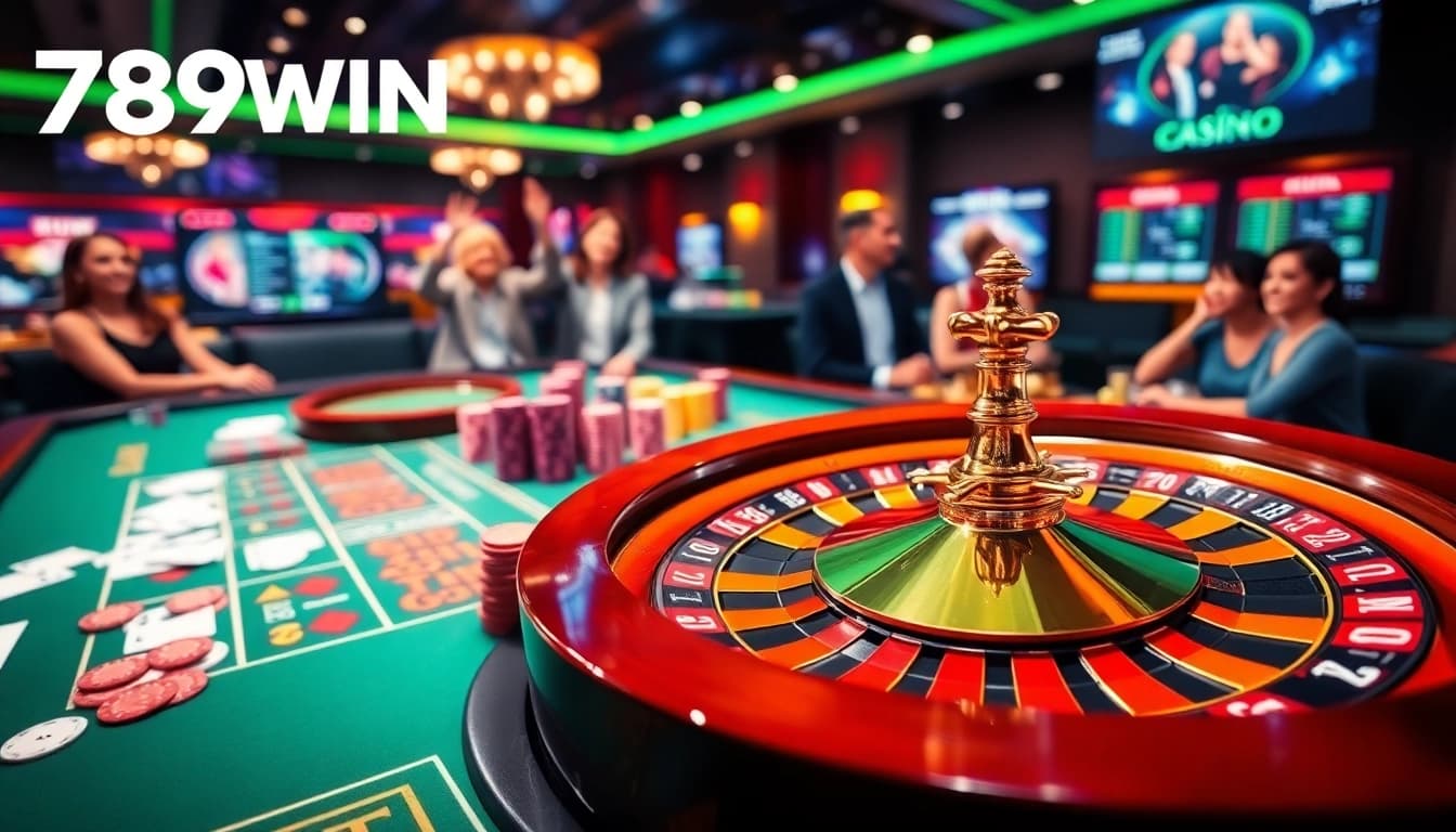 Engage with immersive gaming experiences at trang chủ 789win featuring vibrant casino tables and exciting betting options.