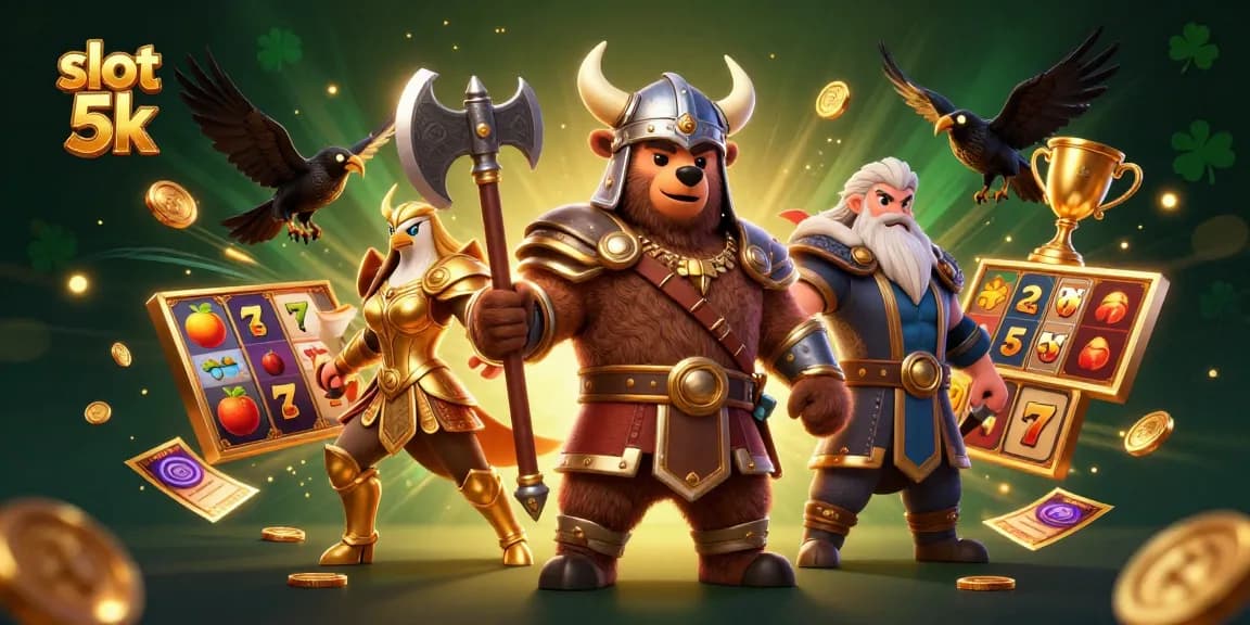 Experience exciting wins with slot 5k and dynamic gameplay featuring vibrant 3D characters.