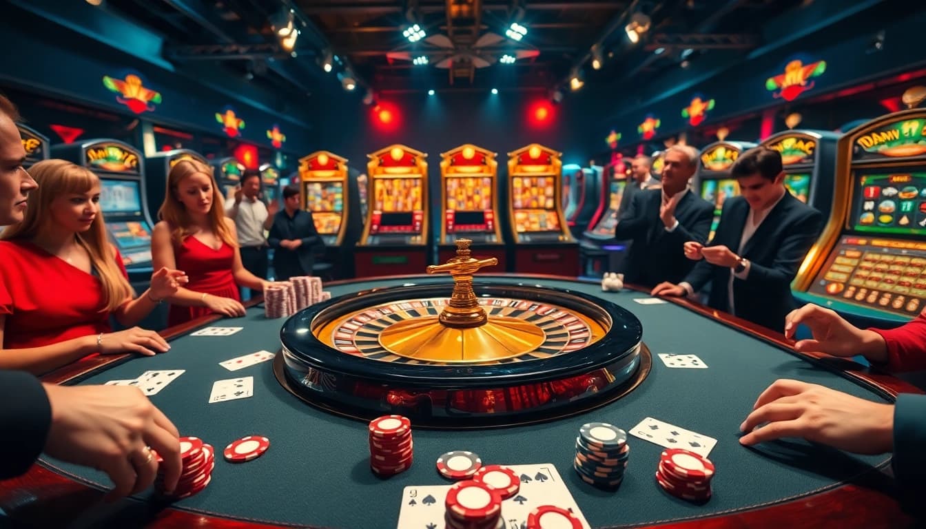 Experience the excitement of kubet.com with vibrant gambling action at a roulette table.