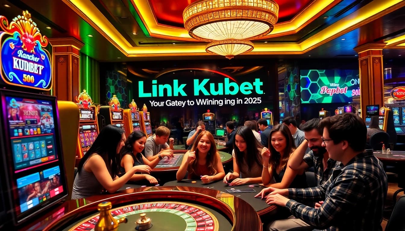 Link Kubet offers an exciting atmosphere with players enjoying casino games in 2025