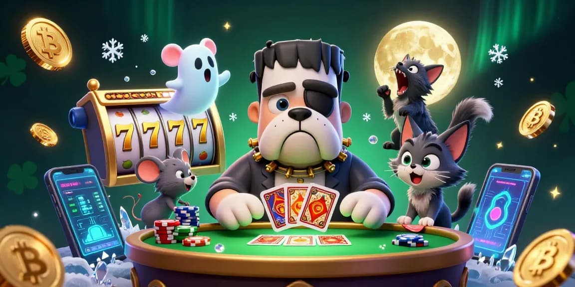 Menangkan jackpot dengan agen slot di ilustrasi kasino menakutkan yang penuh dengan elemen menyenangkan.