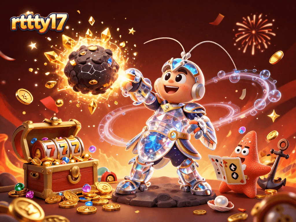 Experience slots excitement with rttty17 as galactic characters burst through gems and coins.