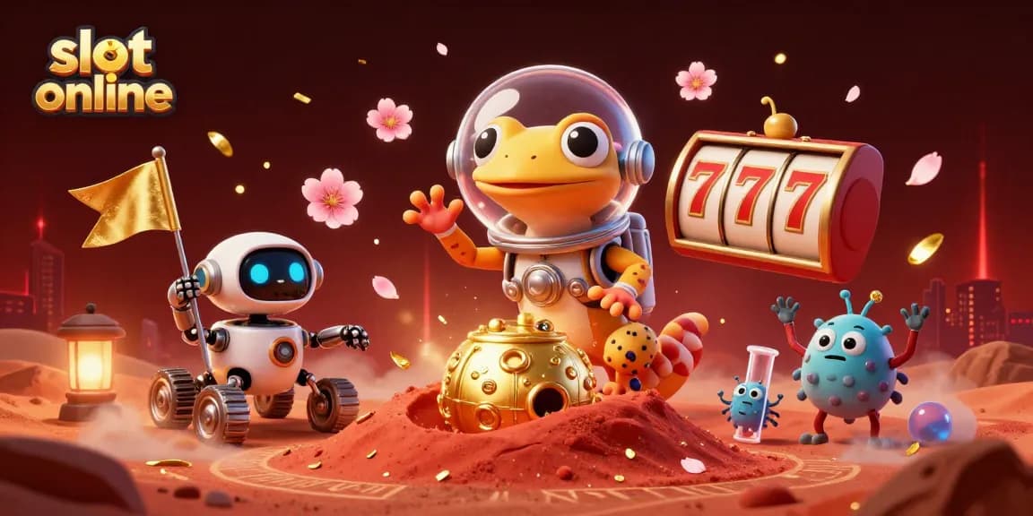 Slot online menawarkan pengalaman bermain yang seru dengan simbol hoki dan jackpot.