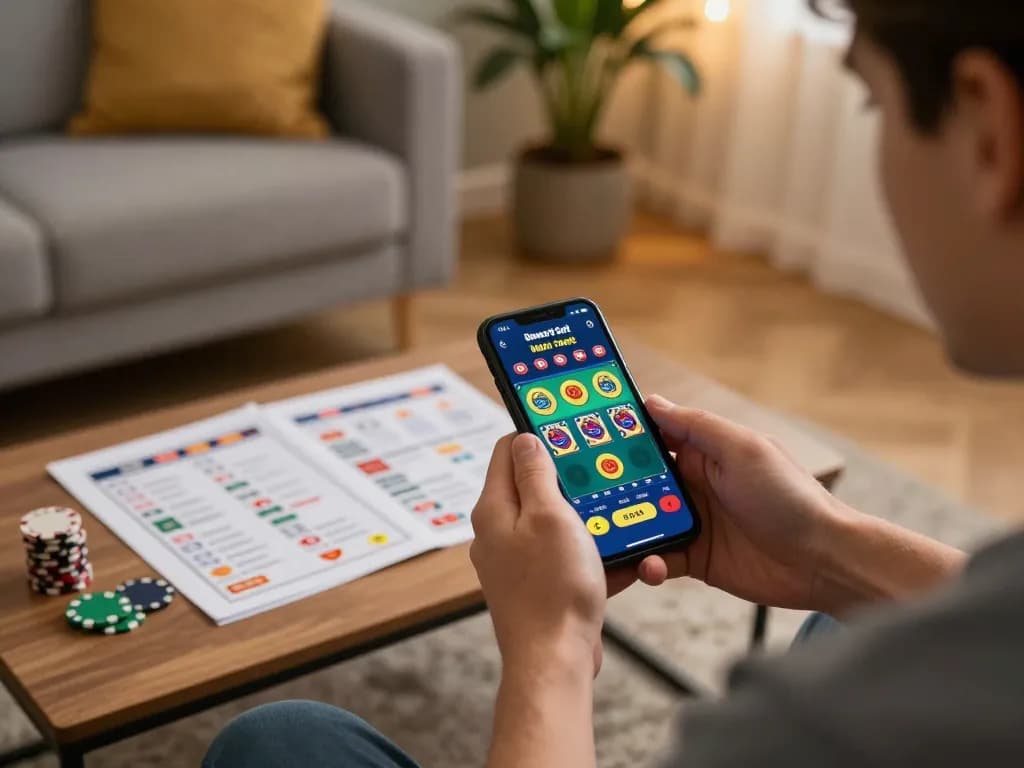 Terlibat dalam permainan mobile Demo PG Soft, menunjukkan suasana nyaman dengan catatan strategi.
