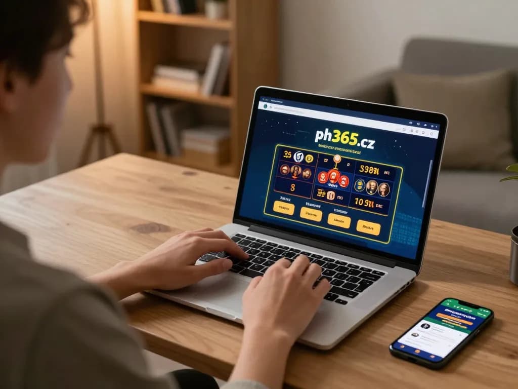 Engaging gameplay on ph365.cx, featuring a live dealer interface from a cozy online gaming setup.