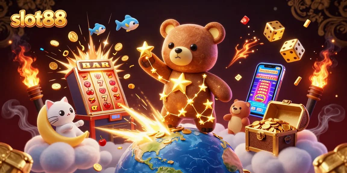 Mainkan slot88 dengan beragam karakter 3D luar biasa dan elemen kasino yang memukau.