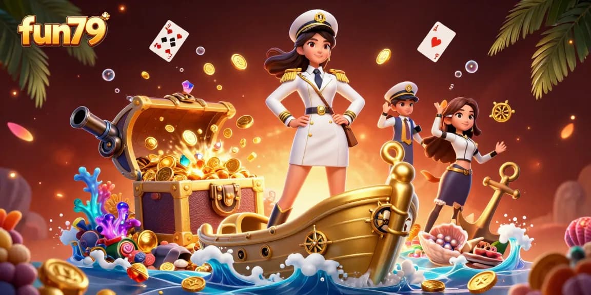Experience fun79's premier gaming with vibrant casino scenes and rich visual details.
