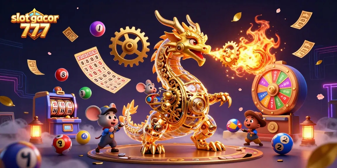Experience winning thrills with slot gacor 777 in this vibrant and engaging 3D illustration.
