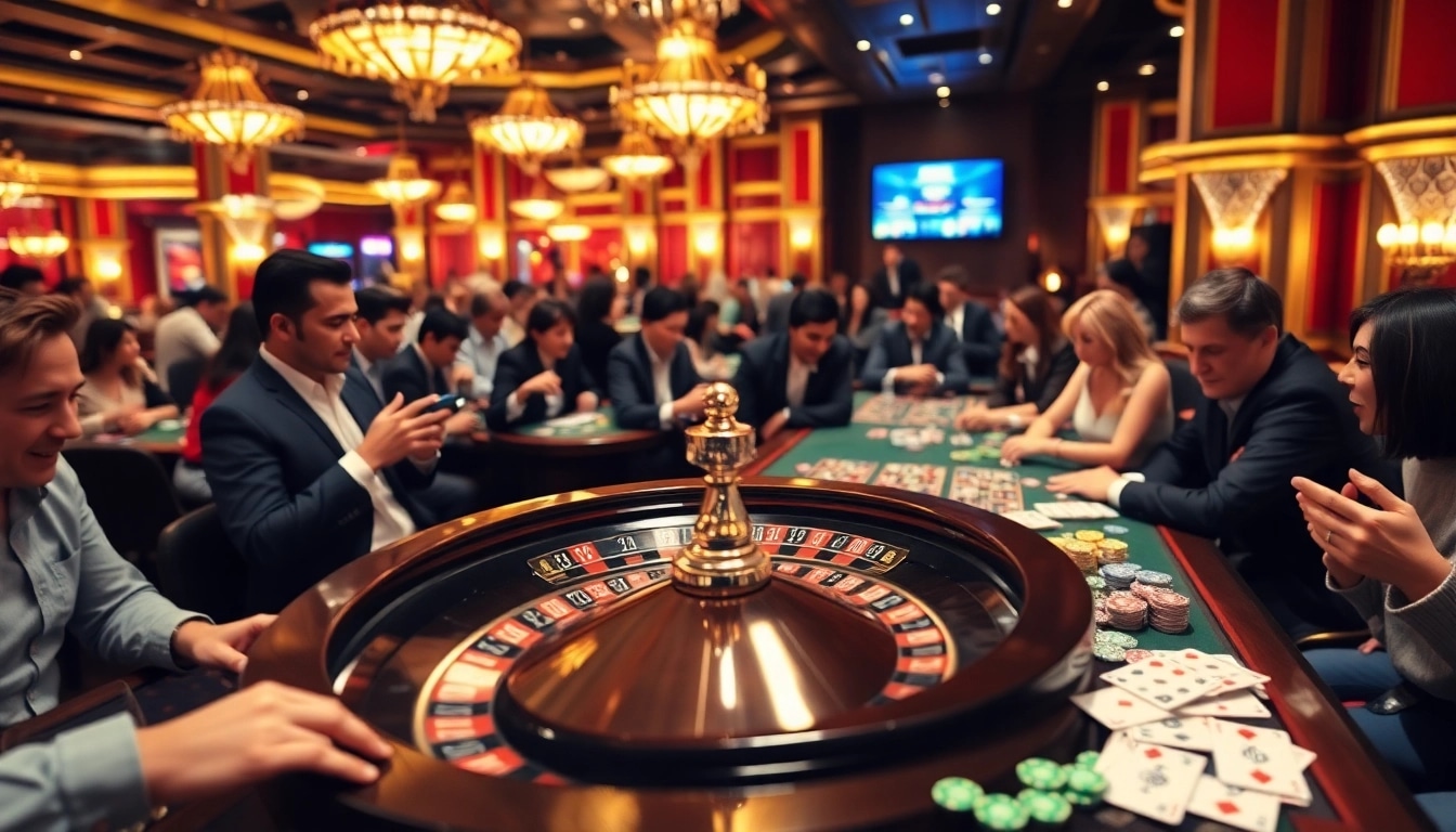 Engage in thrilling gaming at nhà cái mm88 with an exciting casino atmosphere featuring roulette and cards.