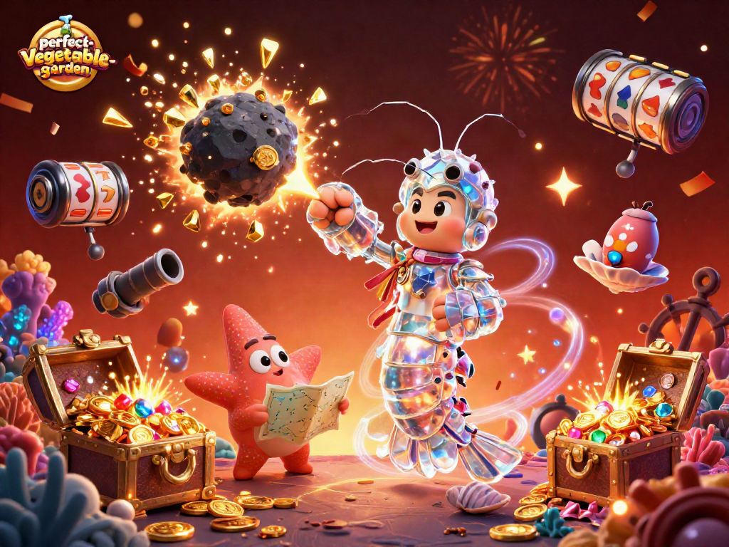 Experience exciting wins in the perfect-vegetable-garden universe with dynamic casino elements and vibrant characters.