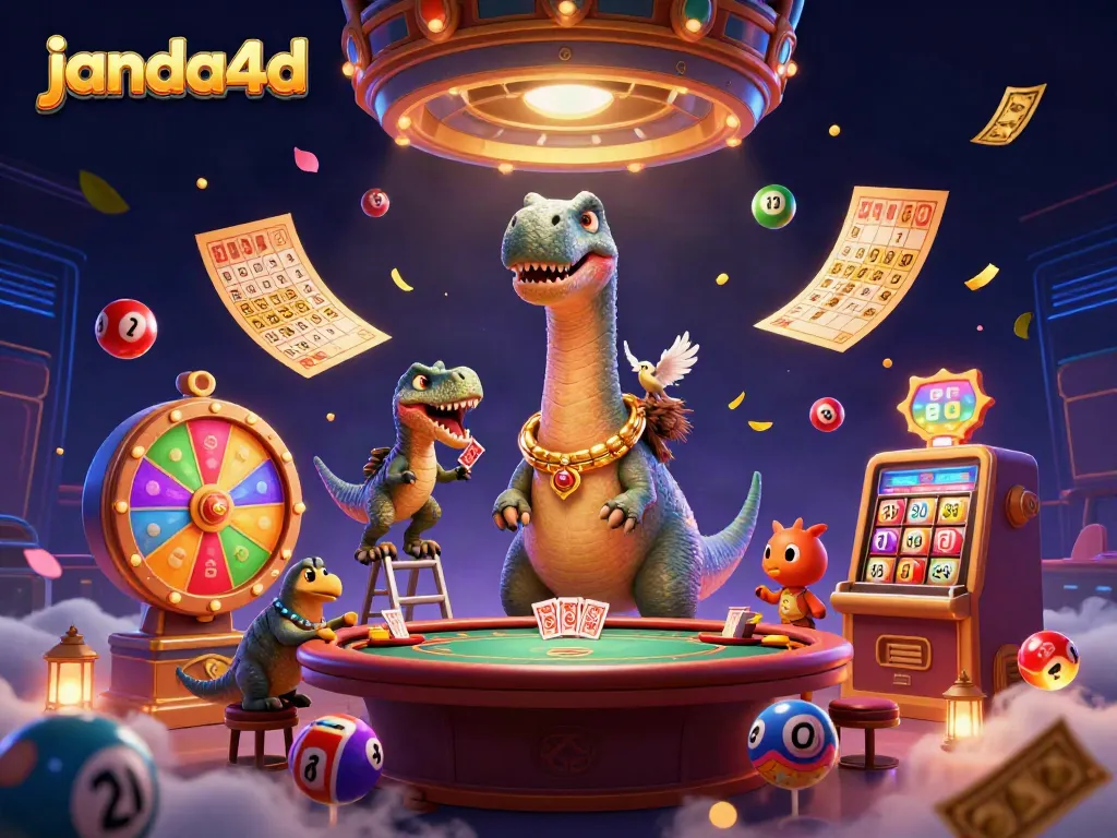 Janda4d membagikan sensasi judi dengan ilustrasi karakter kasino 3D yang menarik.