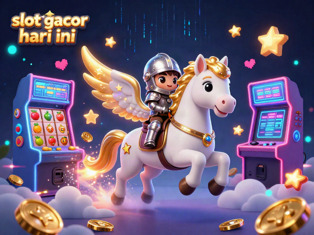Slot gacor hari ini menampilkan slot mesin dan elemen permainan kasino yang menarik.