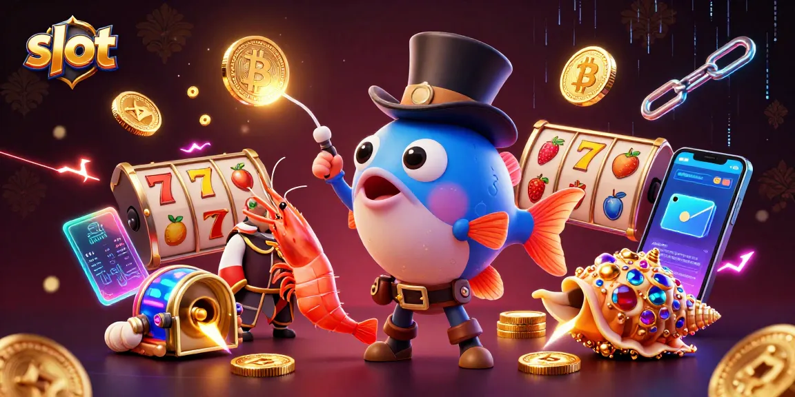 Slot gacor menarik uang emas dengan karakter kartun laut yang menyenangkan.
