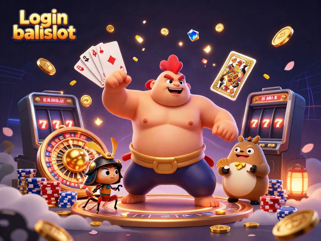Engage with Login balislot as the sumo rooster, samurai cricket, and tanuki announcer bring excitement to the gaming scene.