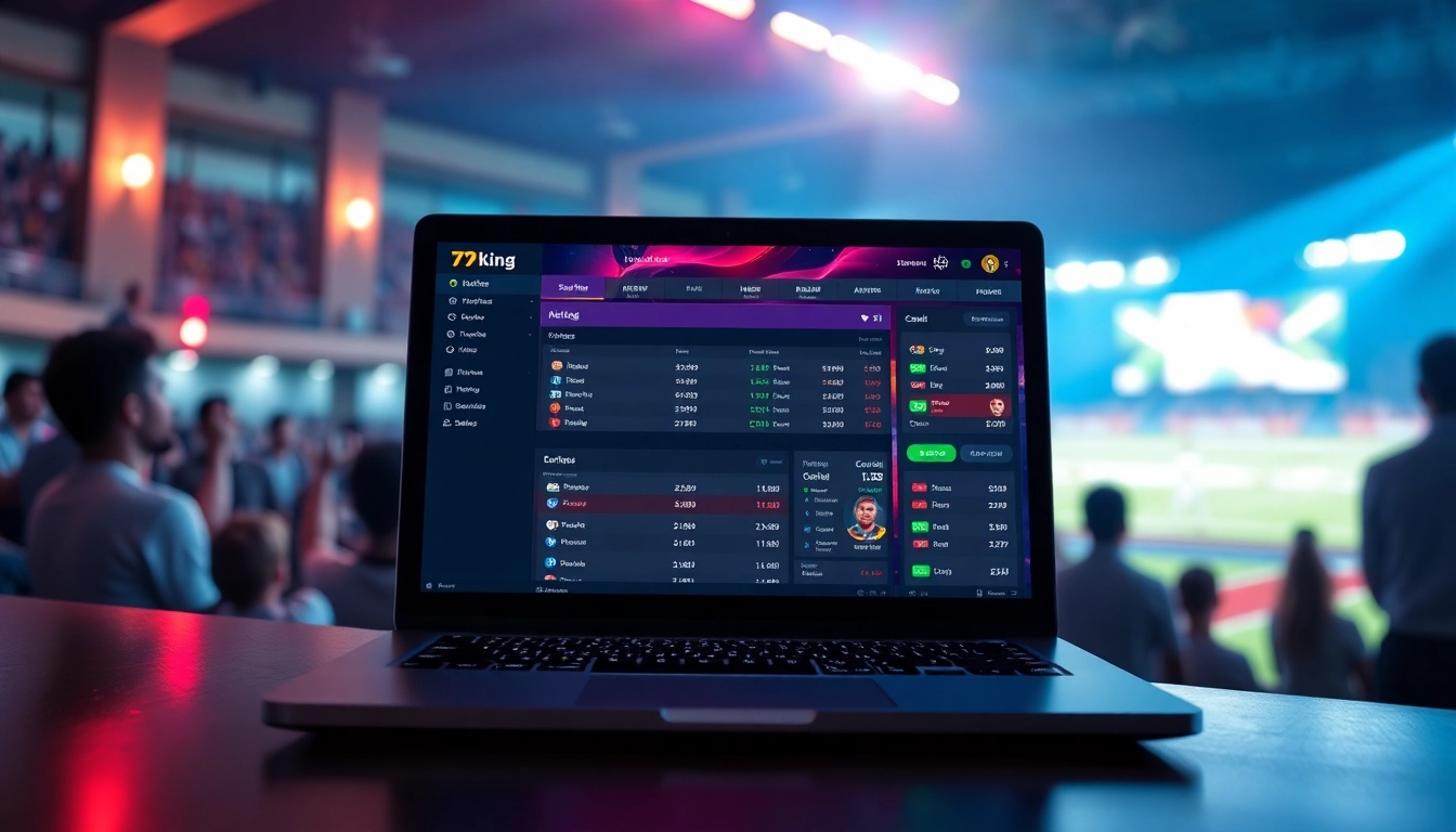 Emocionante escena de apuestas en línea en la plataforma 79king con puntuaciones deportivas en vivo y probabilidades del juego.