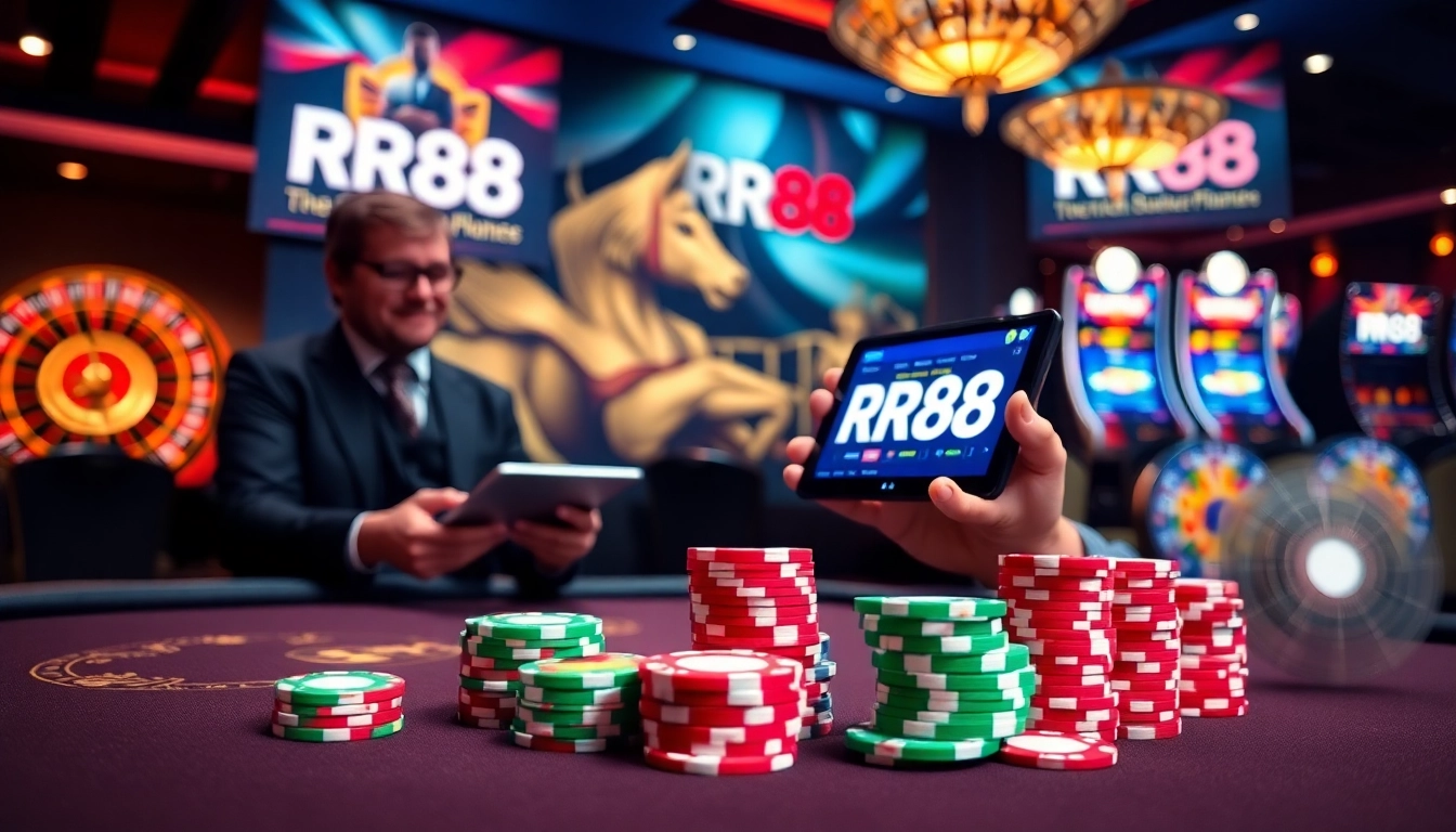Experience winning at RR88 with vibrant casino tables and exciting gameplay.