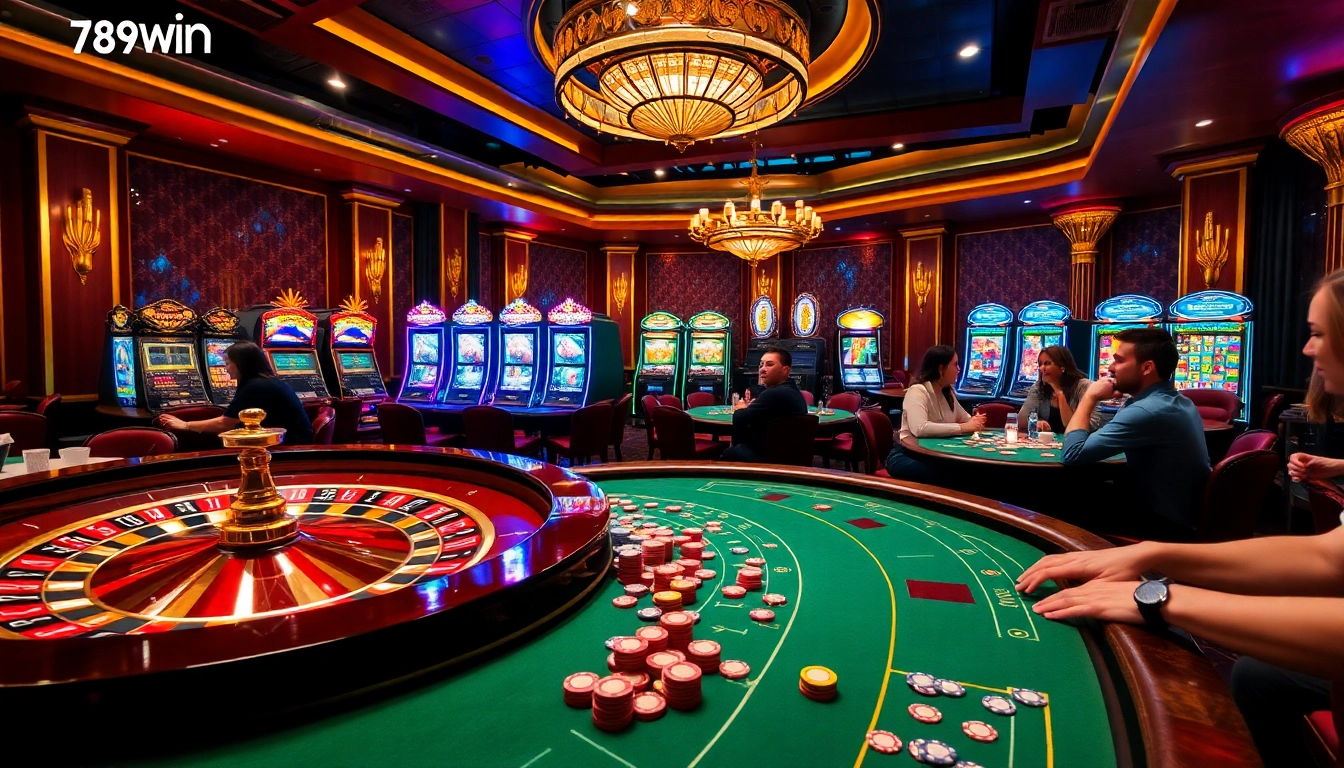 Experience the thrill of link 789win at a vibrant casino table with exciting games.