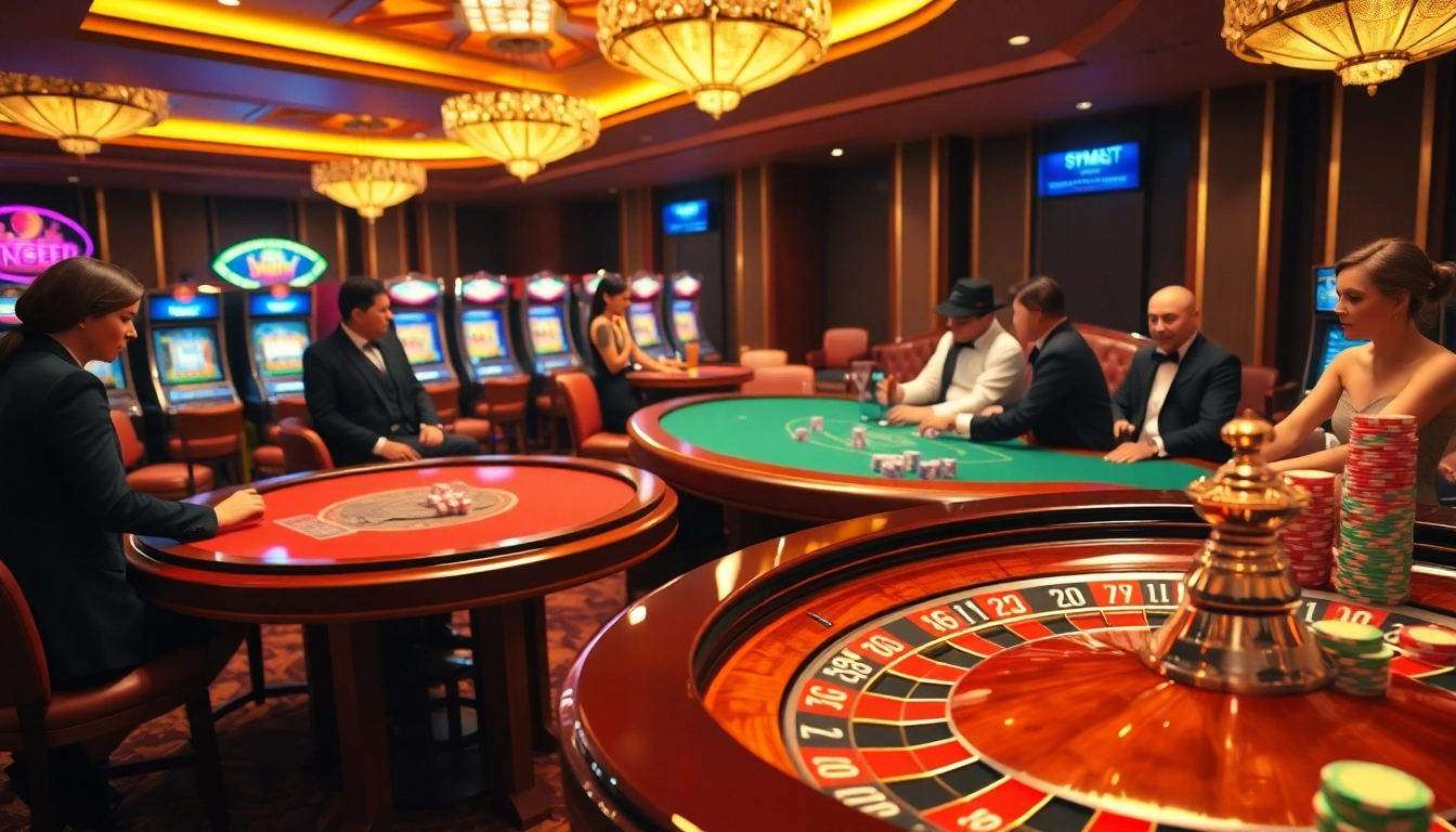 Players experience excitement and luxury at https://789win.associates/ with poker chips and roulette wheels.