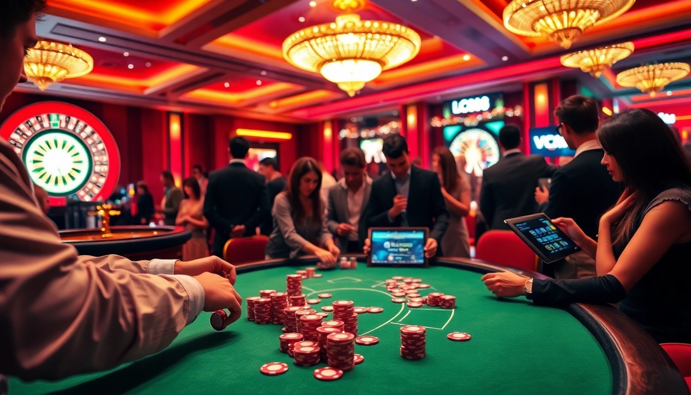 Engage with the excitement of link lc88 at a luxurious casino poker table