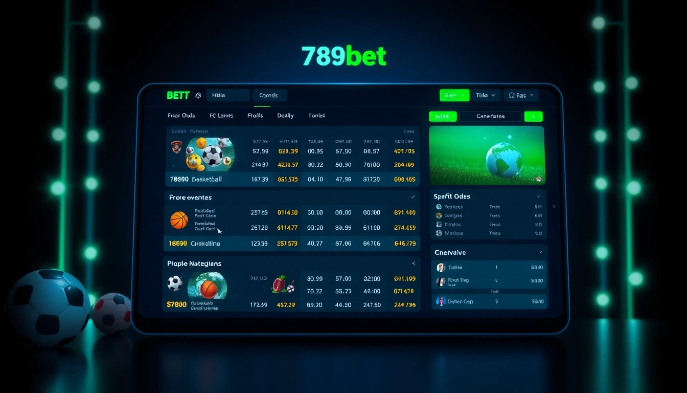 Dynamic betting interface showcasing events on 789bet.events for an engaging online experience.