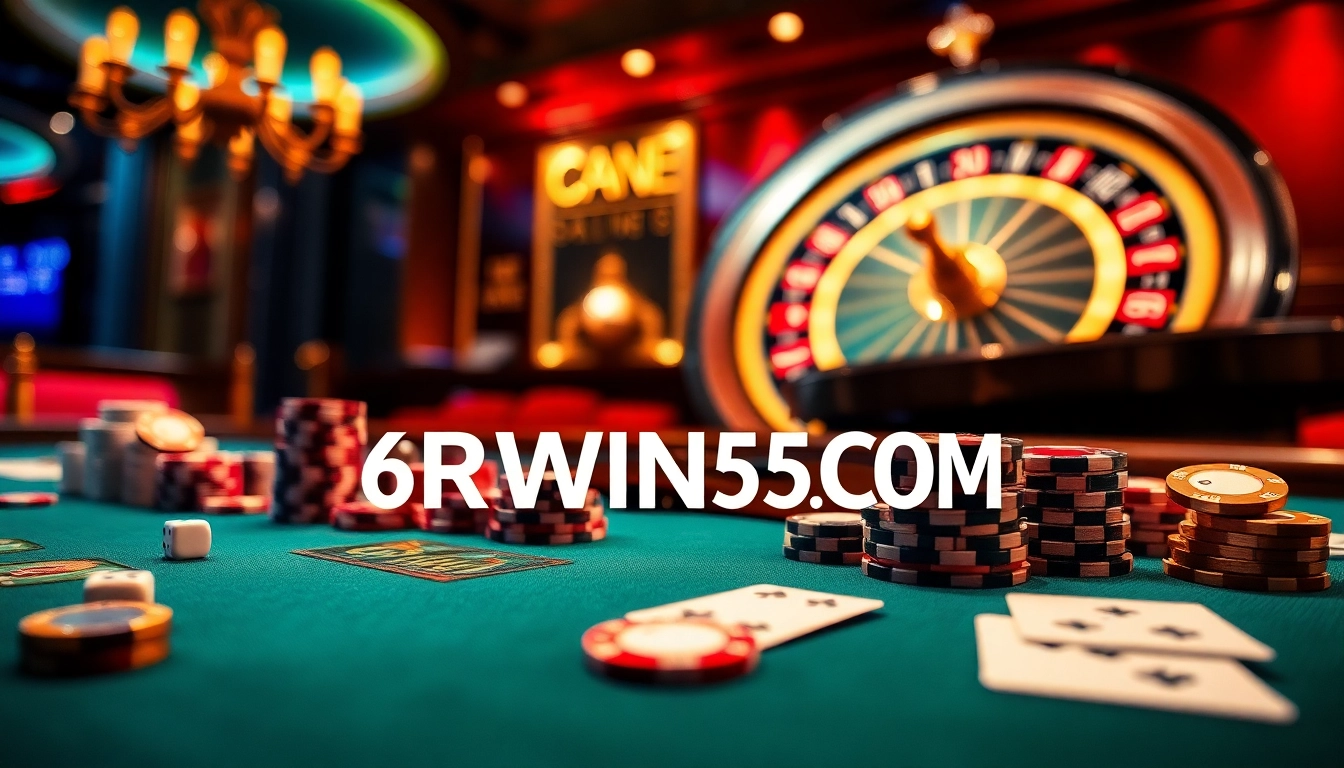 Experience thrilling moments at 6RWIN55 COM with vibrant casino games and poker excitement.