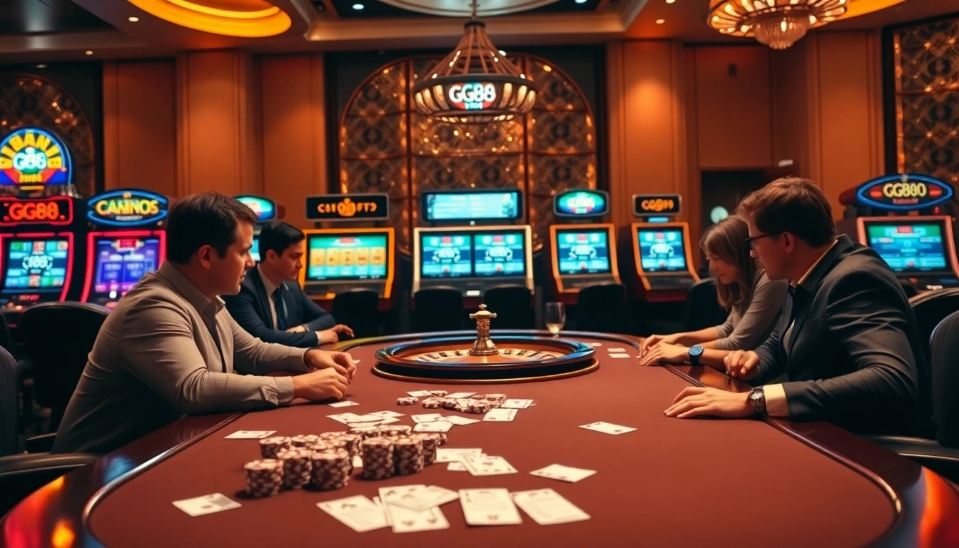 Experience the thrill of gambling at GG88 casino with vibrant games and exciting betting.
