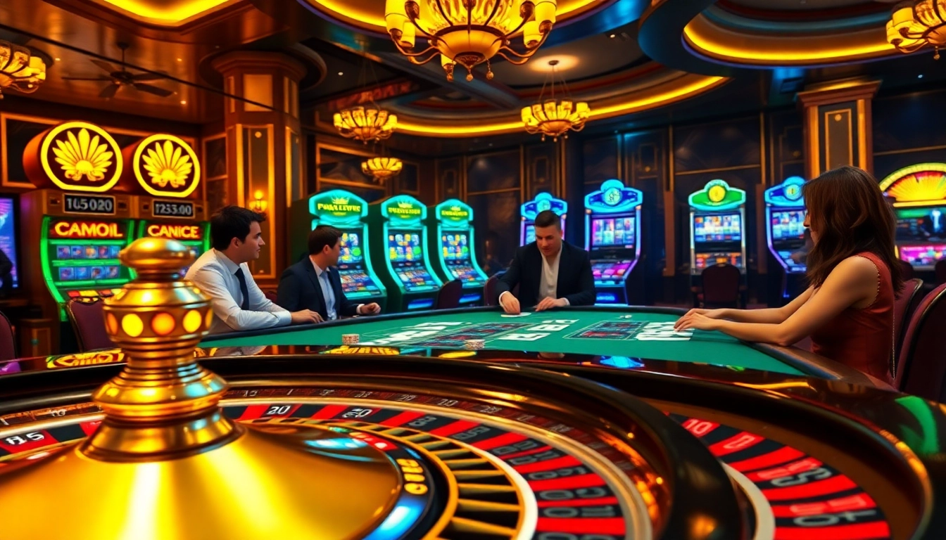 Experience the thrill of winning at B52club with vibrant casino gameplay and luxurious decor.