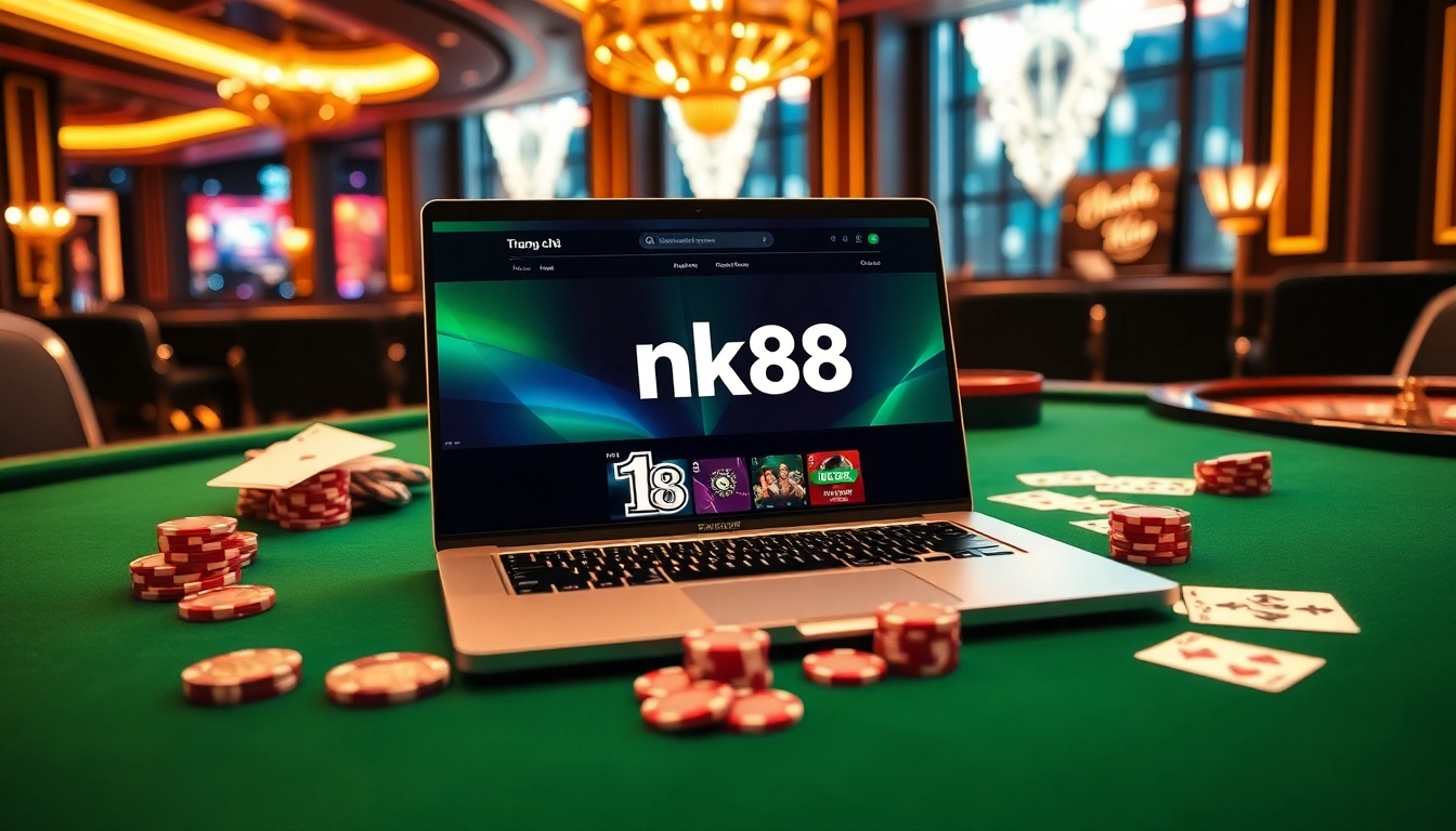 Engage with the thrilling online betting experience at trang chủ nk88 featuring vibrant casino elements.