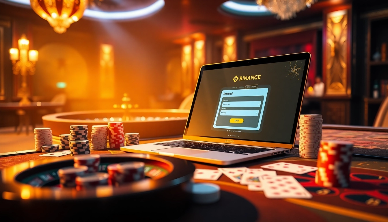 Experience 바이낸스 회원가입 while signing up at a stylish online casino.