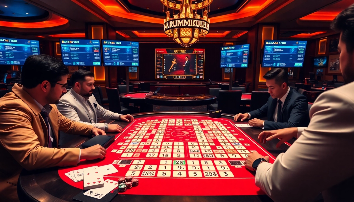 שחקני רמיקוב אונליין המעורבים באווירת קזינו תוססת שמביאה לידי ביטוי אסטרטגיה והתרגשות.