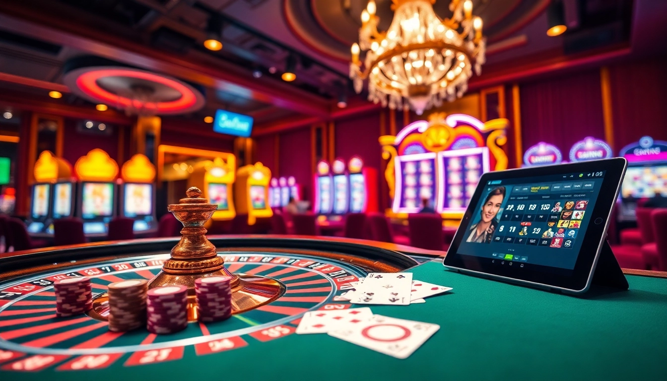 Luxury gambling experience at https://xx88.nl/ showcasing vibrant roulette and card games.