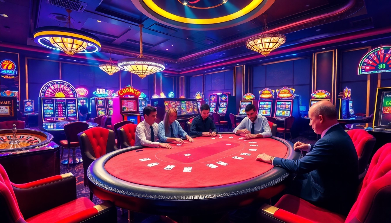 Experience the excitement at Helloo88 with vibrant poker tables and thrilling casino games.