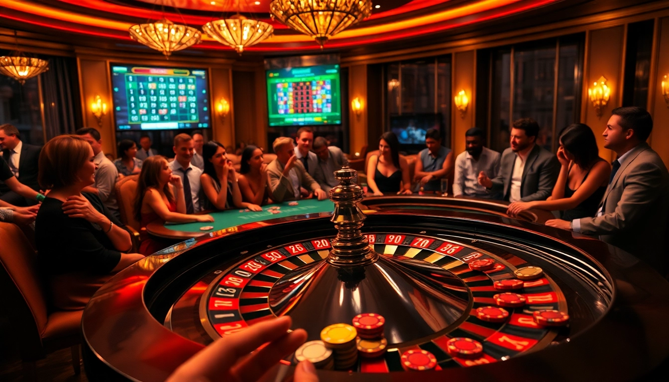 Players engaging in an exciting poker game at https://fly88.deal/, capturing the thrill of casino gaming.