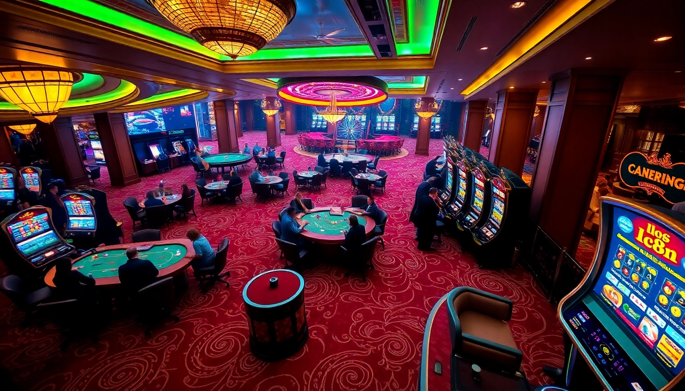 Experience the thrill of lc88 win at a luxurious casino, featuring dynamic poker games and roulette.